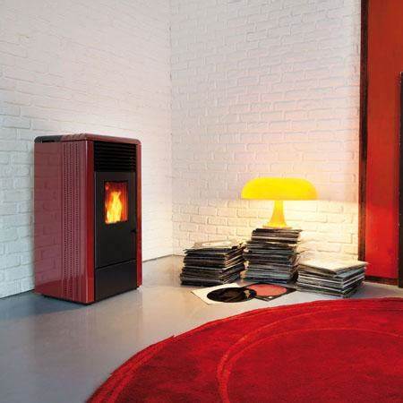 Ravelli Rosa R70 Bordeaux Pellet Fire