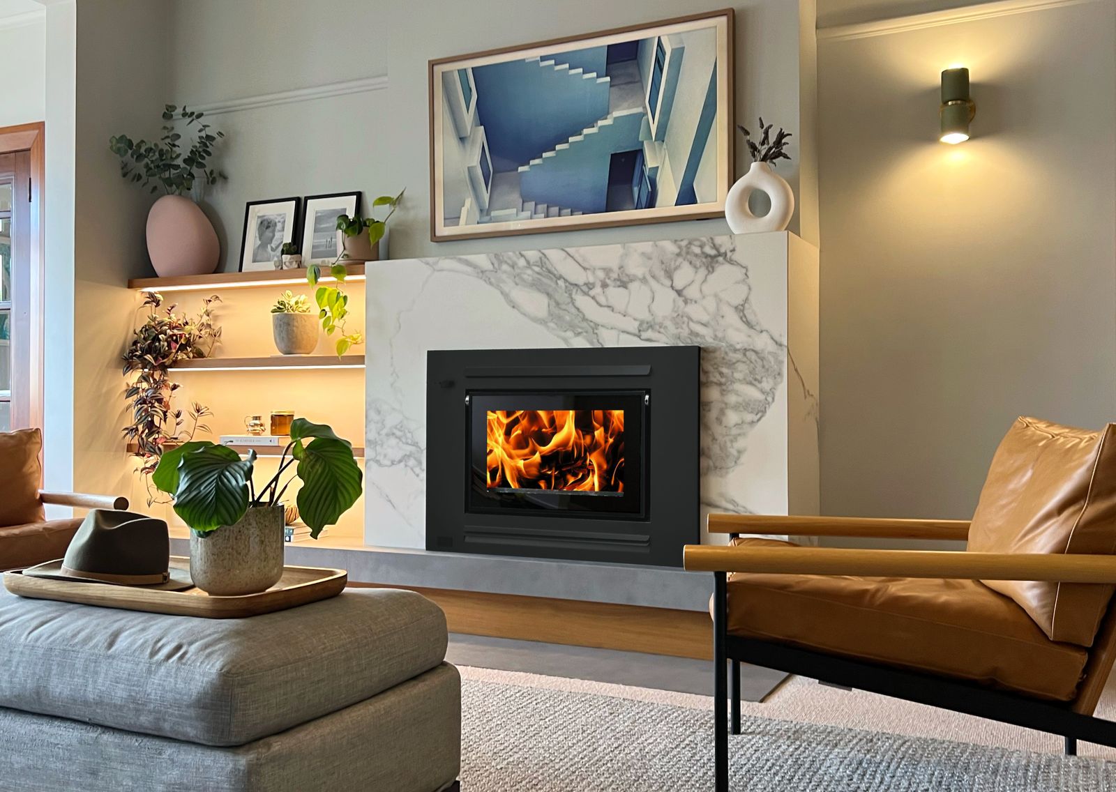 Yunca Xander Allure Insert Wood Burner