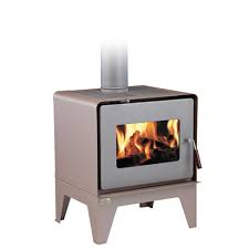 Woodsman Flare Metallic-Brown Legs Wood Burner