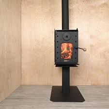 Warmington Studio Compact Pedestal Wood Burner