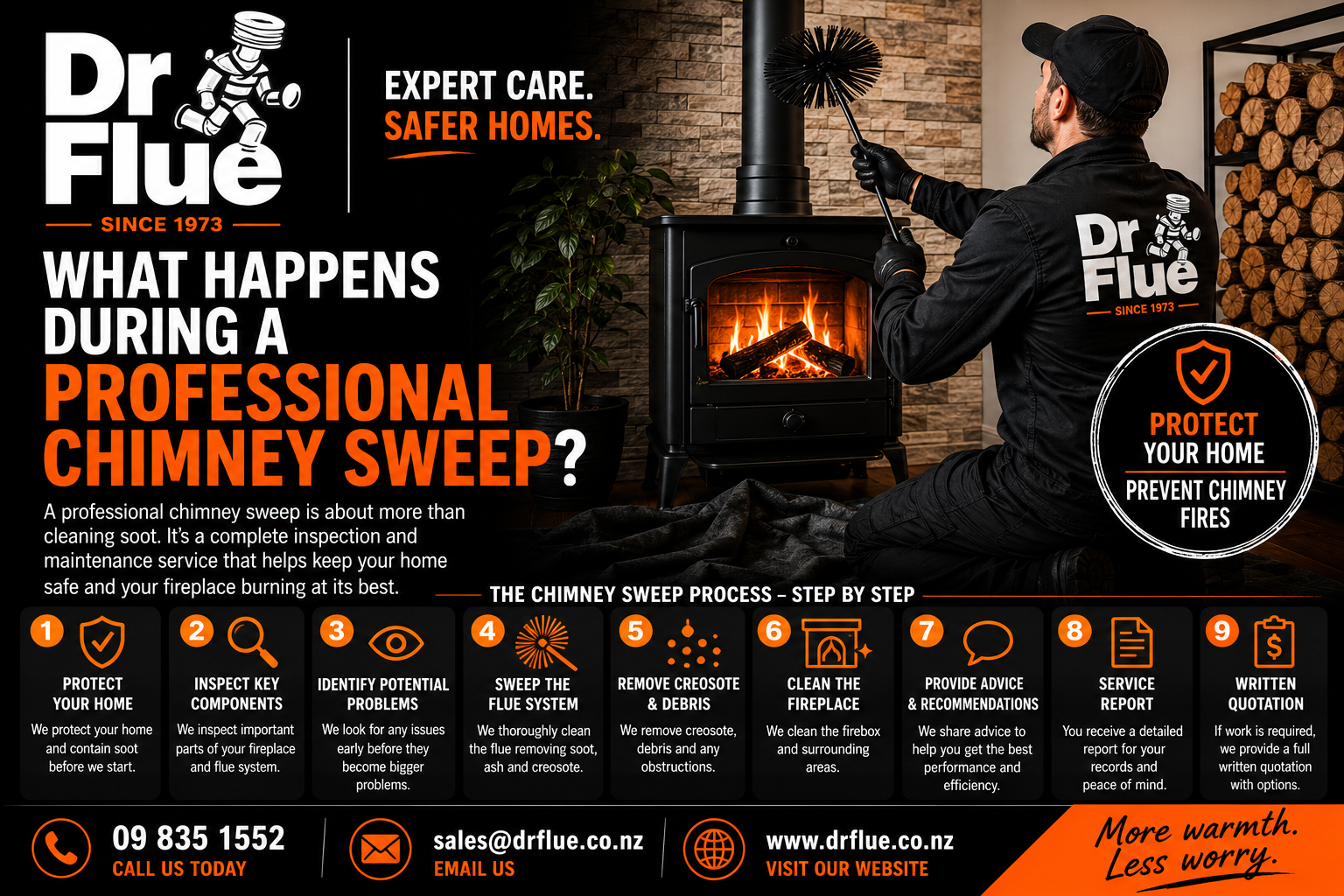 What Happens During a Professional Chimney Sweep?