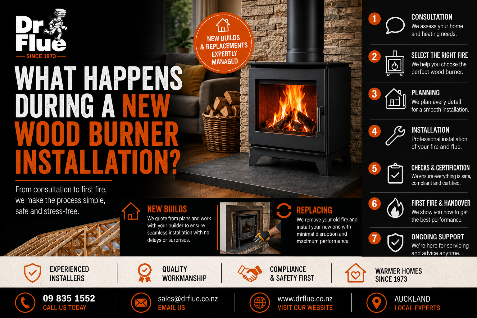 What Happens During a New Wood Burner Installation?