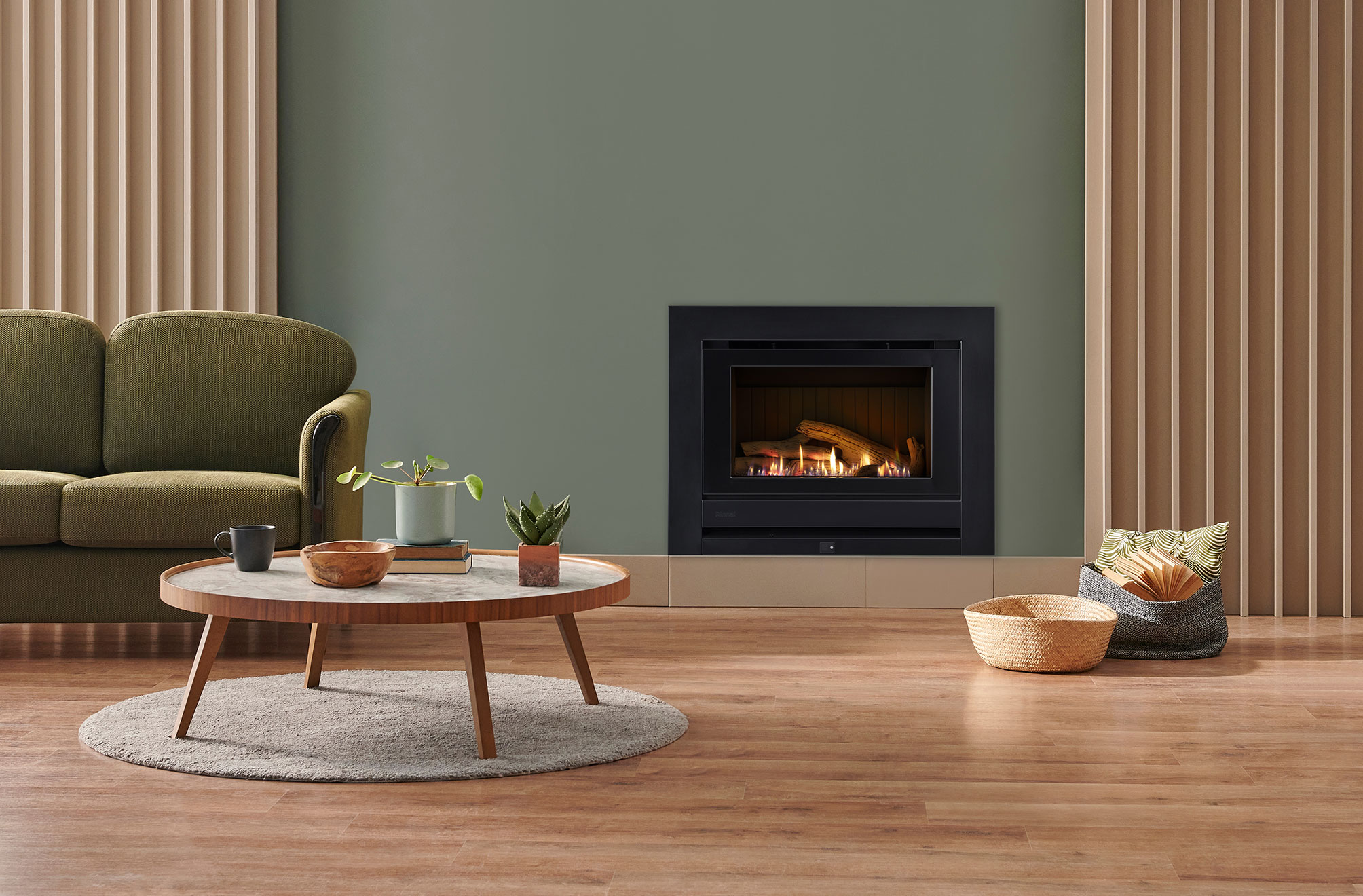 Rinnai Novo Inbuilt Gas Fire