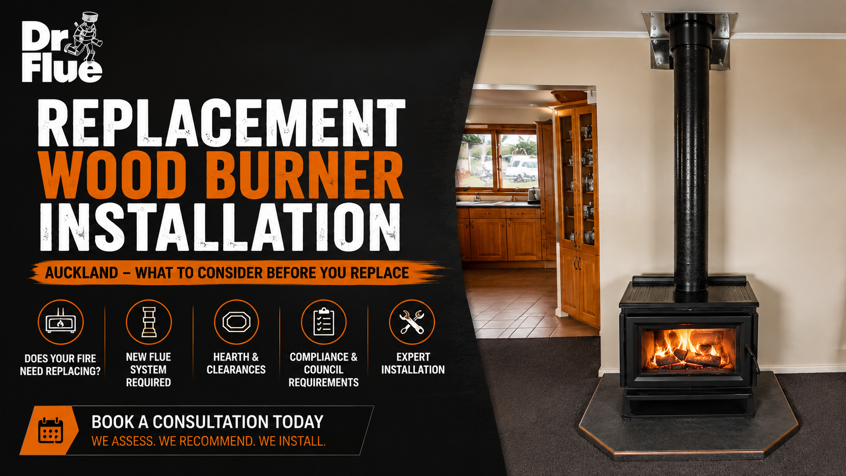 Replacement Wood Burner Installation Auckland – What to Consider