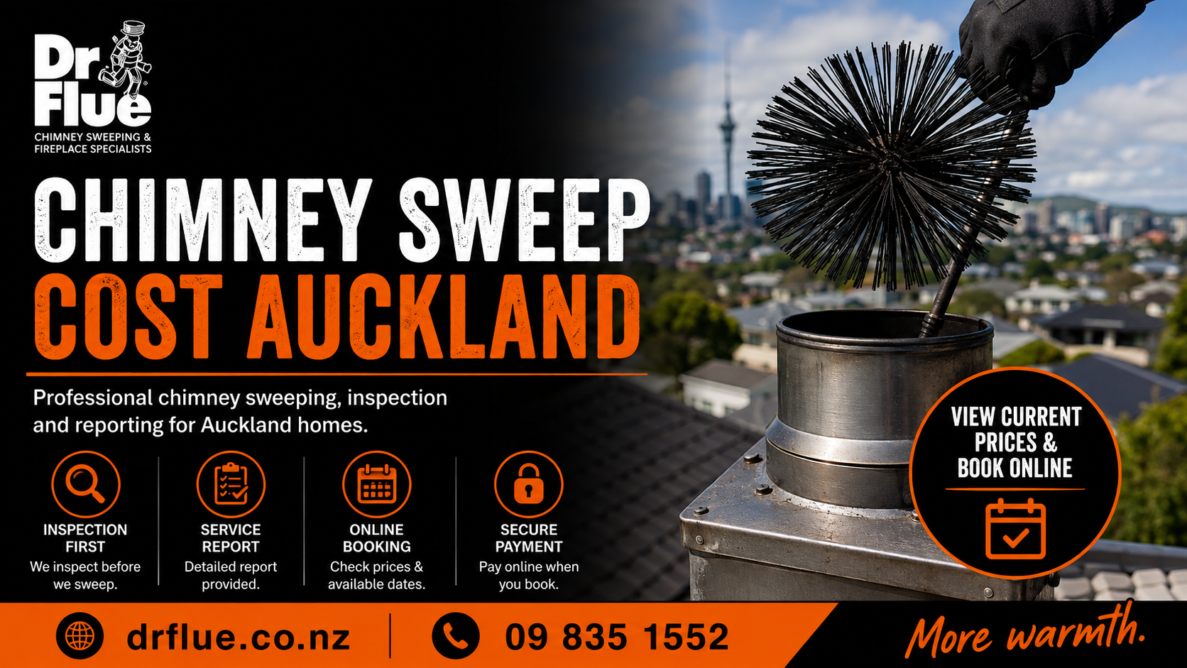 How Much Does a Chimney Sweep Cost in Auckland?