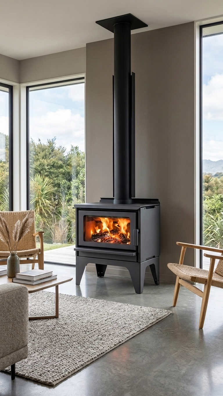 Yunca Ellery Legs Ultra Low Emission Wood Burner