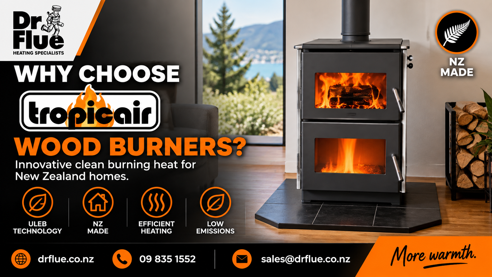 Why Choose Tropicair Wood Burners?