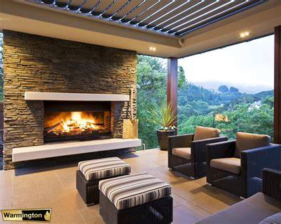 Warmington Nouveau 1100 Single Flue Outdoor Fire