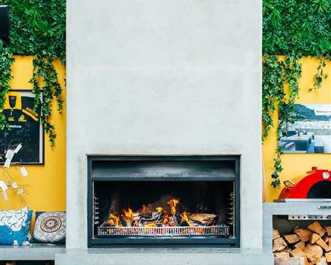 Warmington Nouveau 1250 Single Flue Outdoor Fire